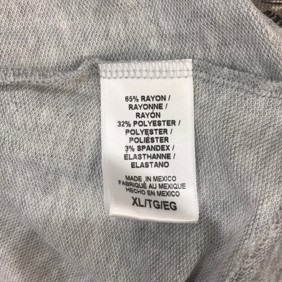 BOBEAU Cinched Waist French Terry Top - Picture 4 of 6